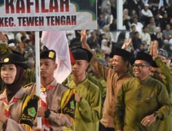 631 Peserta Meriahkan Pembukaan MTQH ke-52 Kabupaten Barito Utara di Arena Tiara Batara