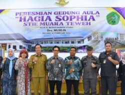 Pj Bupati Barut Muhlis Resmikan Aula Hagia Sofia di Kampus STIE Muara Teweh