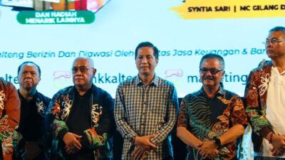 Pj Bupati Muhlis Hadiri Malam Gebyar Undian Taheta Berkah Bank Kalteng