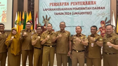 Pj Sekda Barito Utara Ikuti Rapat Persiapan Penyerahan LKPD 2024 Unaudited