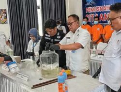 Dari Sitaan ke Pencegahan: BNNP Kalteng Tekankan Rehabilitasi dan Kewaspadaan Komunitas Usai Musnahkan 486,43 Gram Sabu