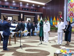 Gubernur Kalteng Resmikan Bupati & Wakil Barito Utara, Tekankan Pelayanan Ikhlas & Tanggung Jawab