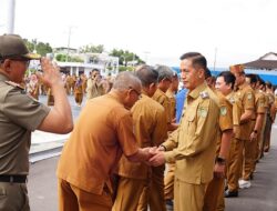 Pemkab Barito Utara Gelar Apel Pagi dan Halal Bihalal, Pj. Bupati Muhlis Dorong Optimalisasi Program Swasembada Pangan