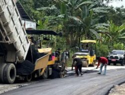 Pj Bupati Barito Utara Apresiasi Sinergi Pemkab dan BPJN dalam Perbaikan Jalan Nasional Kandui–Muara Teweh