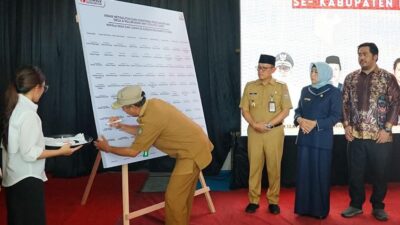 Pemkab Barito Utara Gelar Ikrar Netralitas Kades dan Lurah, Tegaskan Komitmen Sukseskan PSU 2025