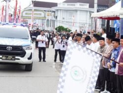 Meriah! Ribuan Peserta Ikuti Pawai Ta’aruf MTQH ke-52 Kabupaten Barito Utara