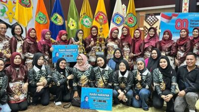 TP PKK Barito Utara Ukir Prestasi pada Penutupan Rakerda PKK Kalteng 2025