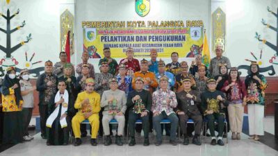 Damang Jekan Raya Dikukuhkan, Pemerintah Dorong Sinergi Adat dan Pembangunan Kota