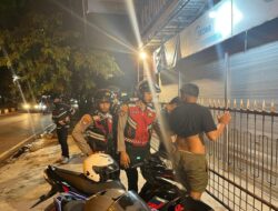 Patroli Gabungan Bubarkan Balap Liar di Palangka Raya, Puluhan Remaja Digelandang ke Mako Ditsamapta