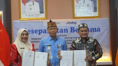 Pemprov Kalteng Gandeng BULOG, Perkuat Kendali Inflasi dan Jamin Ketersediaan Pangan 2026