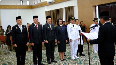 Bupati Murung Raya Lantik Enam JPT Pratama, Perkuat Struktur Birokrasi Daerah