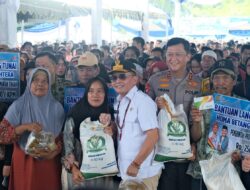 Bantuan Pangan Presiden dan Pasar Murah Disalurkan di Kotawaringin Barat, Ringankan Beban Masyarakat Jelang Lebaran