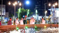 Tinjau Kota di Malam Hari, Bupati Barito Utara Pastikan Lampu Jalan dan Kebersihan Muara Teweh Terjaga