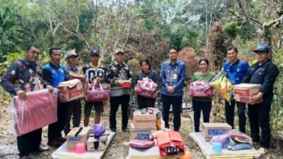 Pemkab Barito Utara Salurkan Bantuan Korban Kebakaran di Lahei Barat, Tiga KK Terdampak