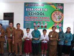 TP PKK Barito Utara Kampanyekan Pangan Sehat, 69 Siswa SDN-1 Kandui Ikuti B2SA Goes To School