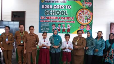 TP PKK Barito Utara Kampanyekan Pangan Sehat, 69 Siswa SDN-1 Kandui Ikuti B2SA Goes To School